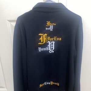 Vintage custom sweater jacket (sz-L)